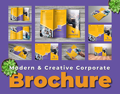 Corporate Tri-Fold Brochure Design