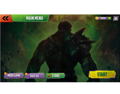Project thumbnail - Incredible Hulk Game Ui