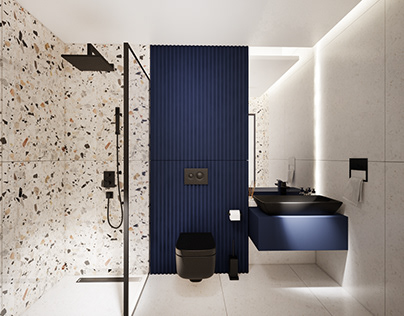Interior design Bathroom Blue point