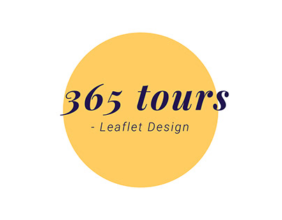 365 Tours Leaflet Design