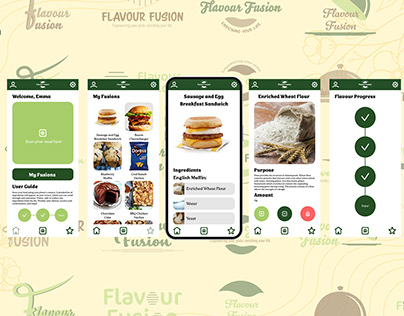 Flavour Fusion - App Design Concept