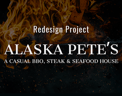 Redesign Project - Alaska's Pete. BBQ Restaurant