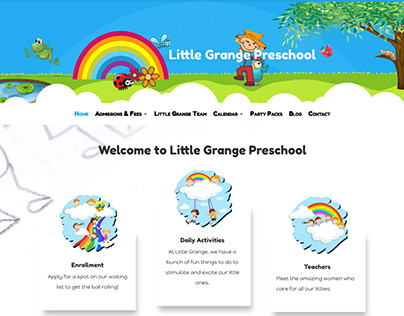 Preschool Landing Page | Website