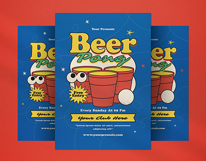 Beer Pong Flyer