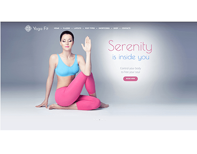 A Yoga Fit Fitness website