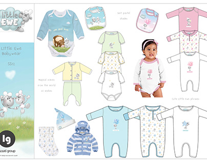 Little Ewe licensed character baby and kids wear