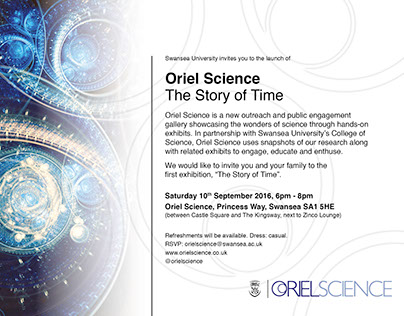 Oriel Science HTML Invite