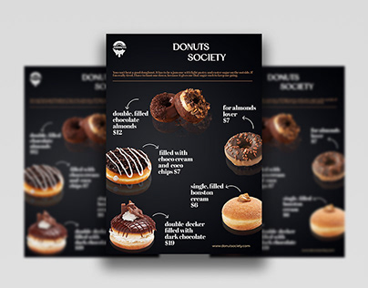 Donuts Society Flyer