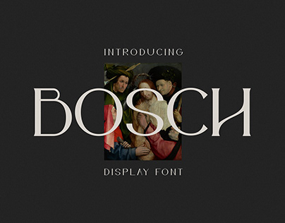 IF Bosch Display Font