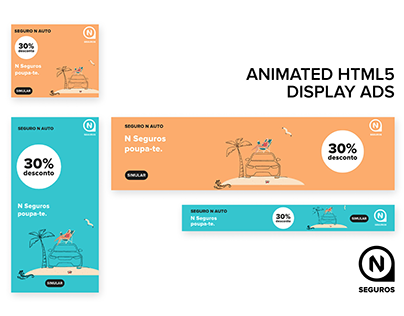 N Seguros 2023 - Animated HTML5 Display Banners