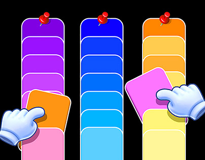 Color Sort Card Stack Game
