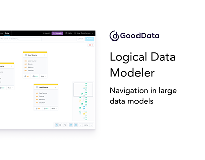 GoodData | Data modeller | Navigation in large models