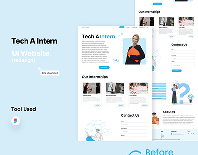 Tech A Intern (Website Redesign)