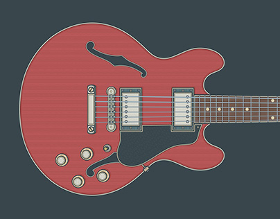 Gibson ES-339 Guitar Art