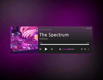 Music App Popup For Desktop