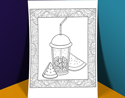 Cool Drinks of Summer - Coloring Pages Collection
