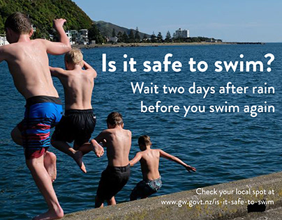 Safe to Swim // Digital Graphics