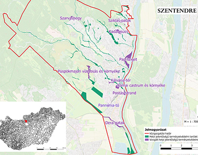 Local nature reserves of Szentendre - case study