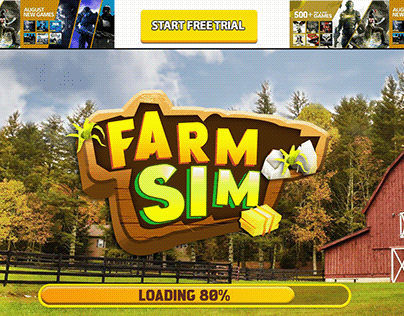 FARM SIMULATION GAME UI