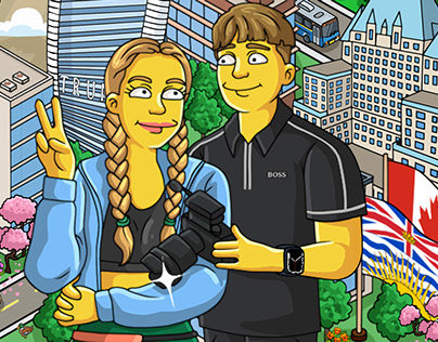 Banner for YouTube Channel (Simpsons)