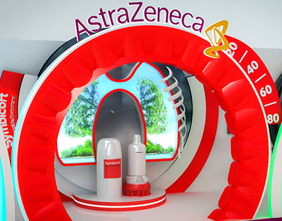 Astra Zeneca inhaler mockup
