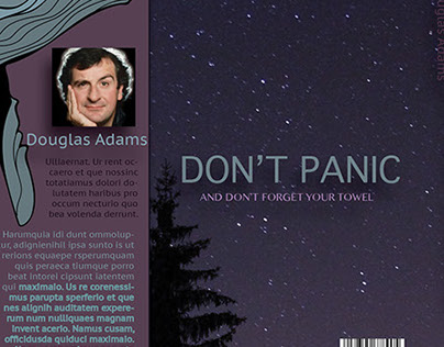 Don't Panic, book cover design