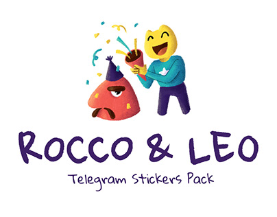Rocco & Leo sticker pack