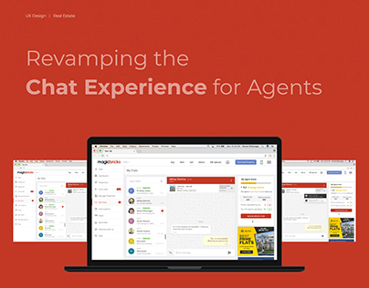 Re-design of chat experience for Real estate Agents