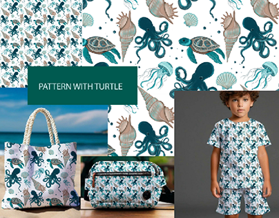 PATTERN WITH TURTLE