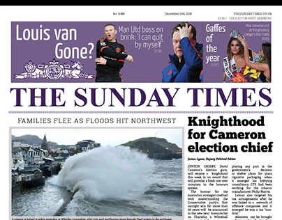 The Sunday Times Redesign