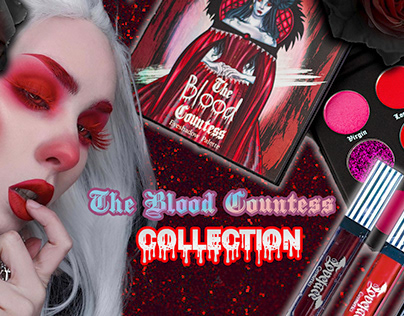 Lovelace Cosmetics Blood Countess Website Banner