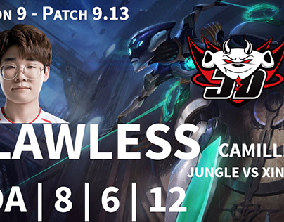 JDG Flawless CAMILLE Jungle vs XIN ZHAO - KR Challenger