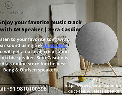 Enjoy your favorite music track with A9 Speaker