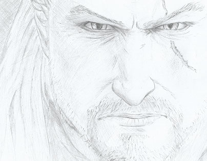 Geralt of Rivia - Sketch Drawing