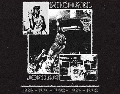 Poster Michael Jordan Retrô