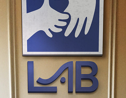 LAB logo design