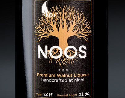 NOOS Premium Walnut Liqueur | Branding