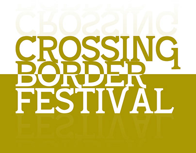 Crossing Border Festival - poster ontwerp