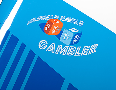 Wainman Hawaii - GAMBLER Surfboard Graphics / 2nd Edit