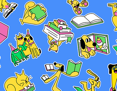 Project thumbnail - Books & Best Friends - Whatsapp Pack Stickers