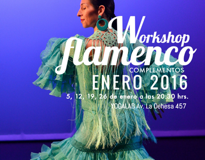 Diseño gráfico Campaña Workshop Flamenco