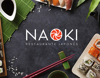 Identidade Visual do restaurante Naoki