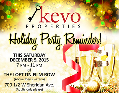 Holiday Party Invites for Kevo
