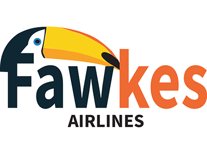 Fawkes Airlines - exemplo de logo