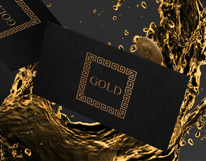 Gold and Black Stationary / Branding Mock-Up