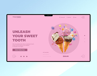 Ice Cream Webshop