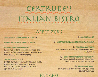 Gertrude's Italian Bistro