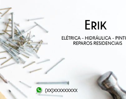 Cartão de visita - Erik