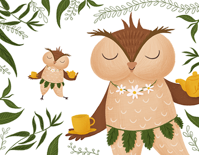 Brand Character Design for the tea company