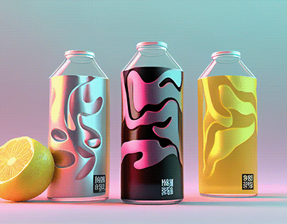 果汁、饮料-青年潮饮-概念-包装设计-1
